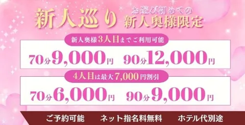 ♥新人巡り♥お遊び初めての新人奥様限定！イメージ写真